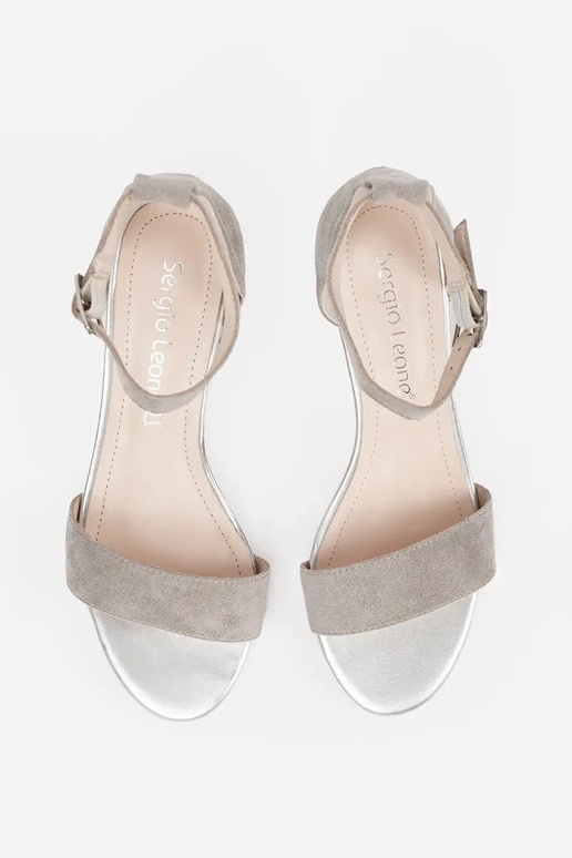 Sandálias com salto SERGIO LEONE