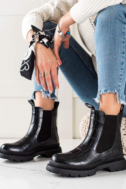 botas Chelsea pretas