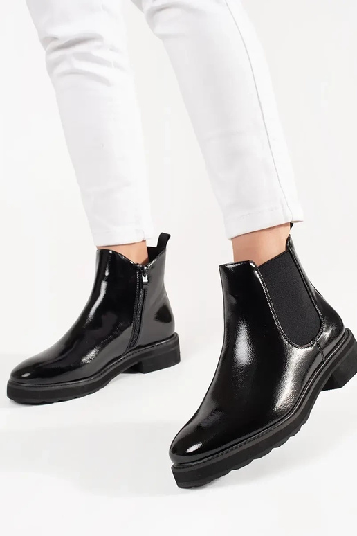 BOTINS PRETOS CLÁSSICOS SERGIO LEONE