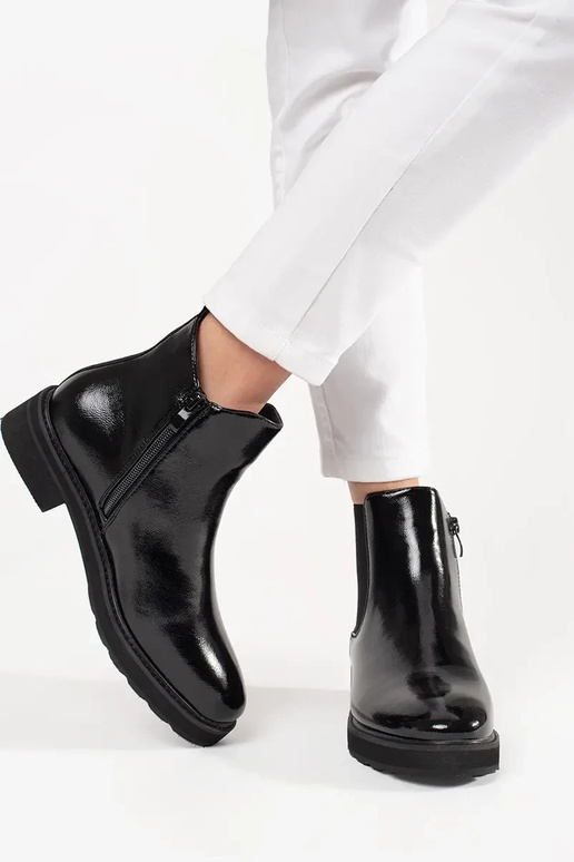 BOTINS PRETOS CLÁSSICOS SERGIO LEONE