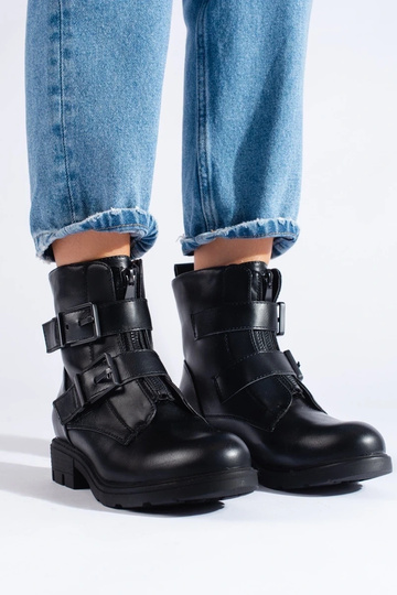 botas femininas pretas com... 2