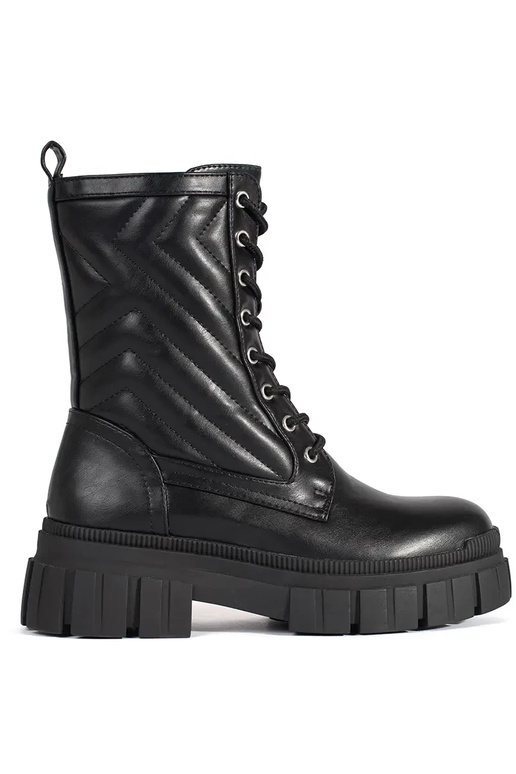 Bota com estampa de cobra