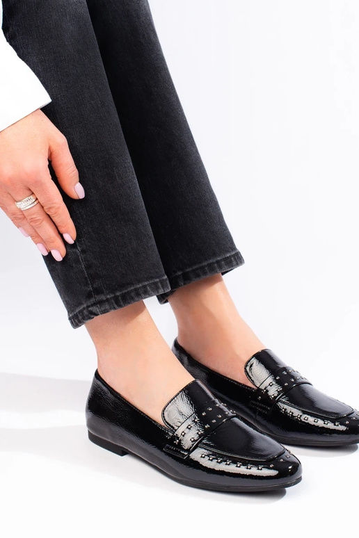 botins femininos Shelovet em couro...