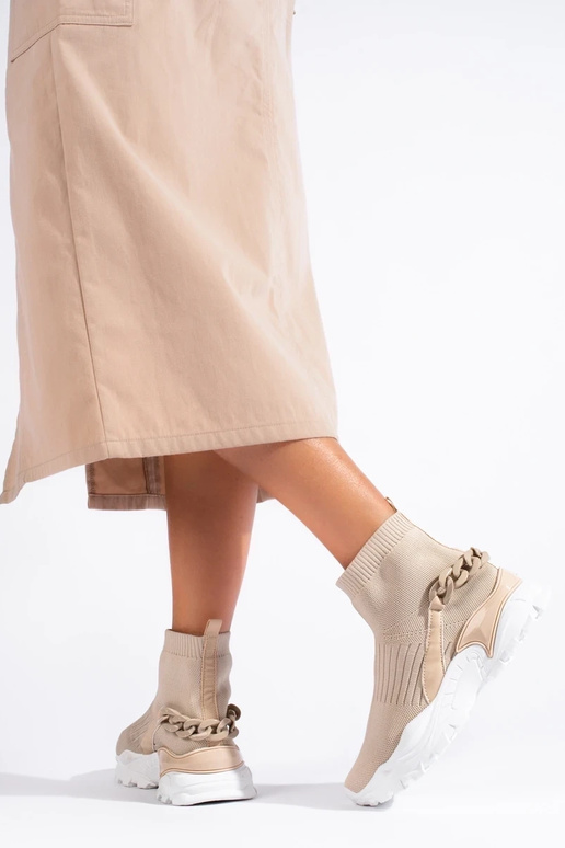 Sapatos femininos de lazer Shelovet bege