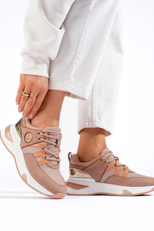 Tênis modelo sapatos Vinceza cor rosa