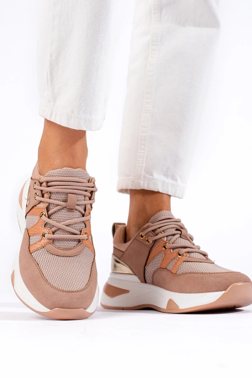 Tênis modelo sapatos Vinceza cor rosa