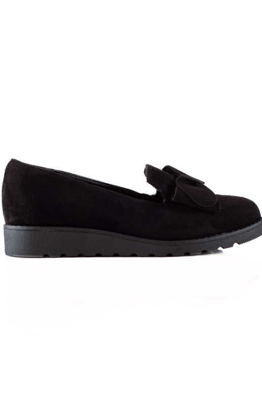 botins de camurça com fita