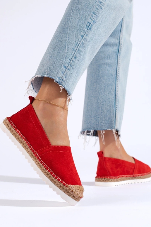 alpercatas plataforma de T. Sokolski em vermelho