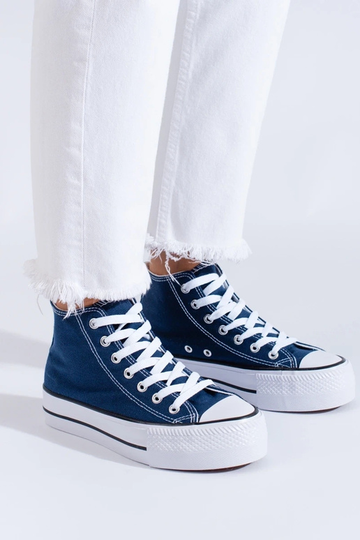 sapatos casuais com sola plataforma