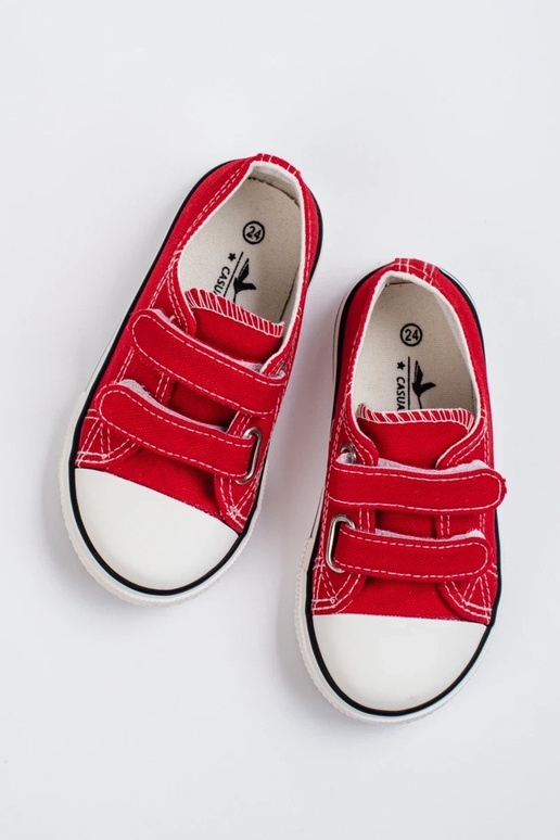 sapatos de lazer Vico cor vermelha sapatos de lazer Vico cor vermelha