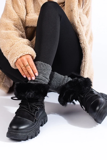 Botas femininas de neve com... 2