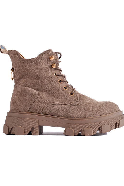 sapatos femininos de camurça com sola...