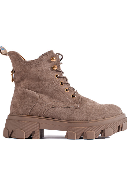 sapatos femininos de camurça com sola...