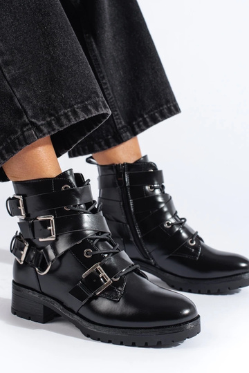 botas femininas pretas com... 2