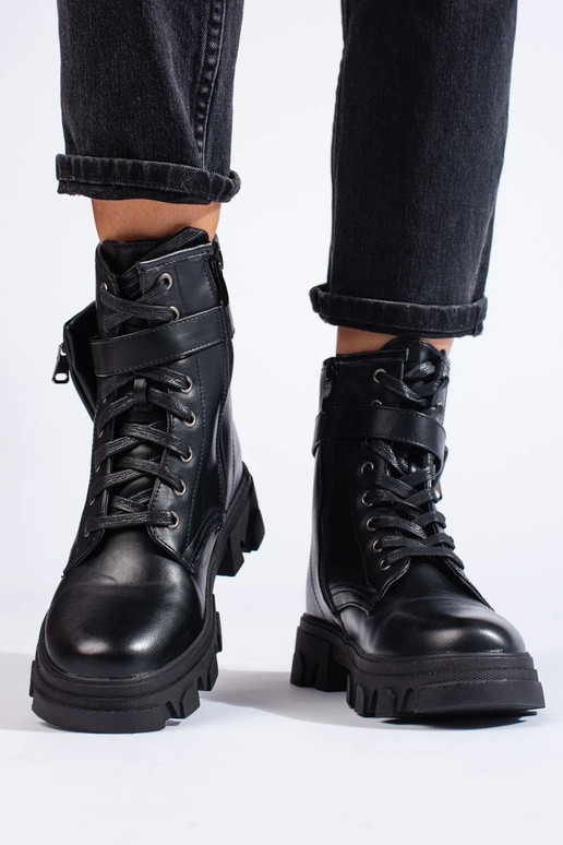 Botas femininas com alça
