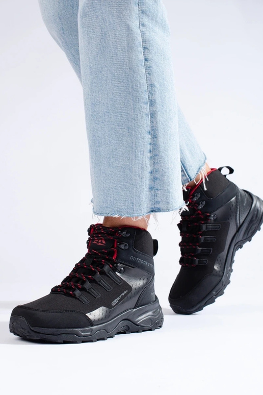 Botas de trekking de cano alto DK pretas