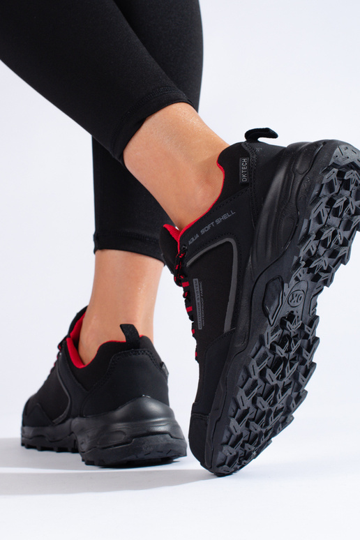 Botas de trekking impermeáveis pretas... Botas de trekking impermeáveis pretas...