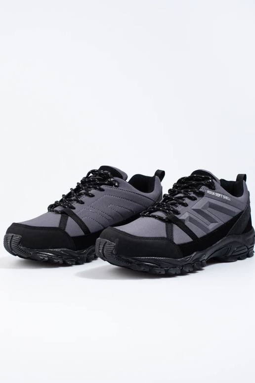 Sapatos de trekking masculinos cinza...