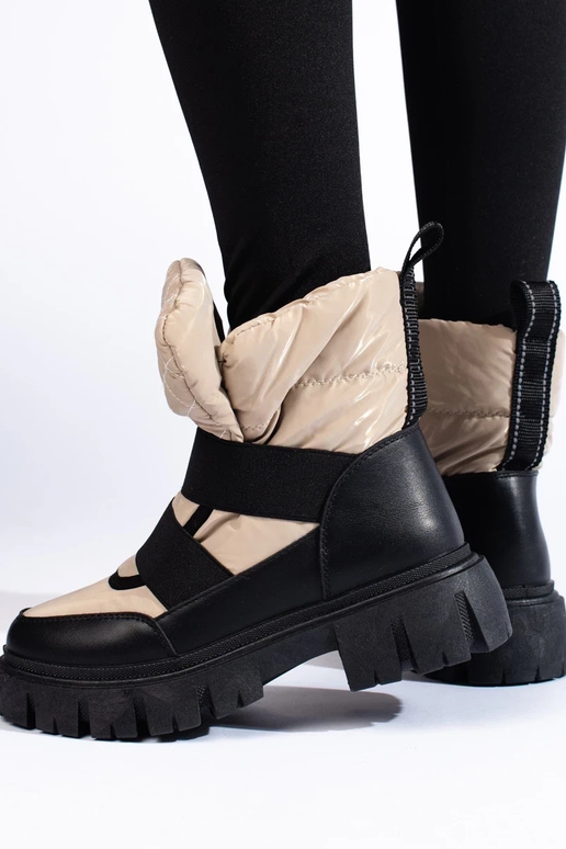 Botas de neve femininas com...