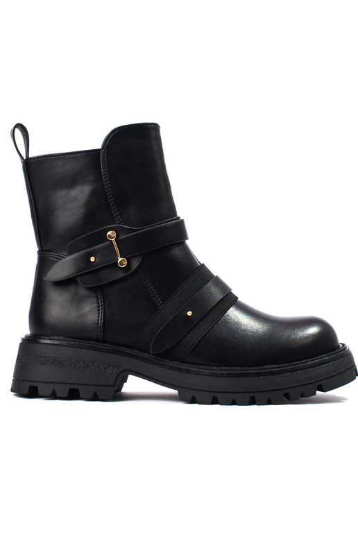 Botas pretas femininas com proteção Botas pretas femininas com proteção