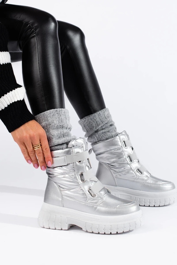 Botas de neve femininas com... 2