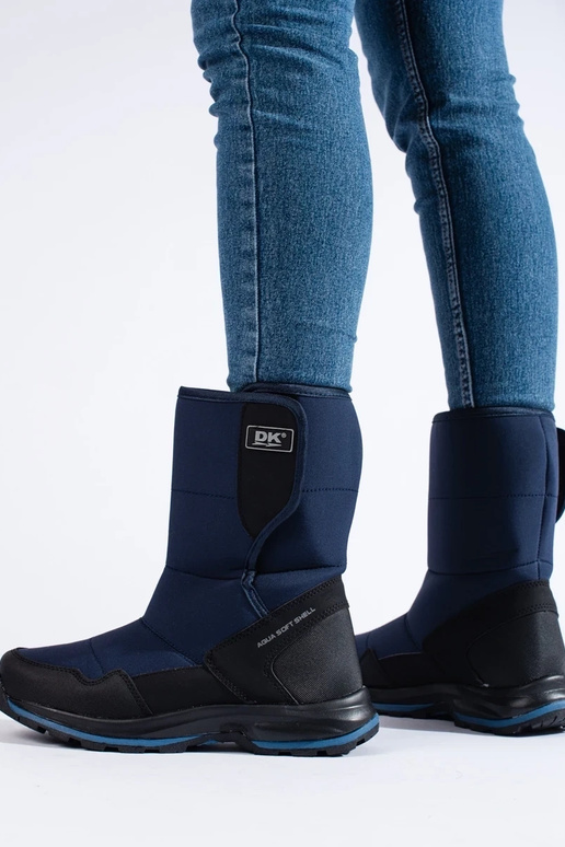 Botas de neve femininas Velcro DK...