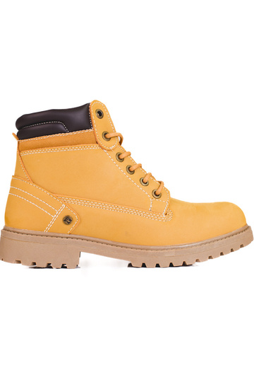 Botas de couro DK camelo