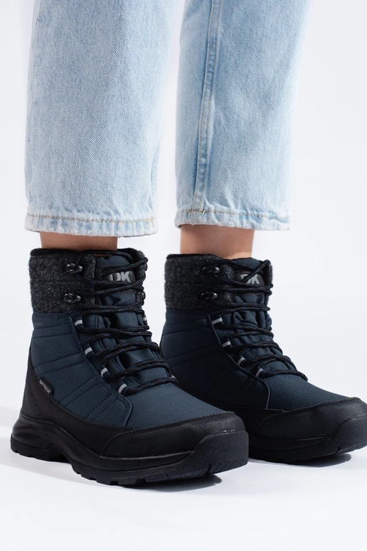 com atacadores Botas de neve...