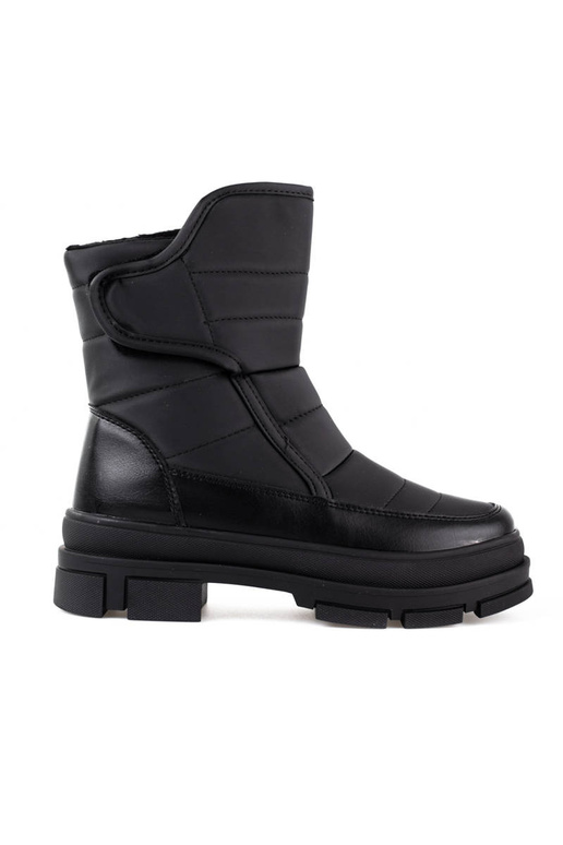 botas de neve femininas pretas Velcro... botas de neve femininas pretas Velcro...