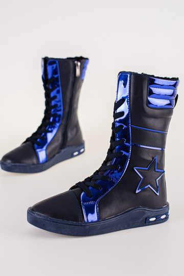 Botas de couro para meninas... 2