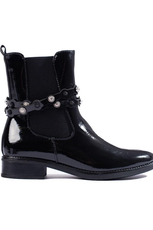 sapatilhas femininas com efeito laca,...