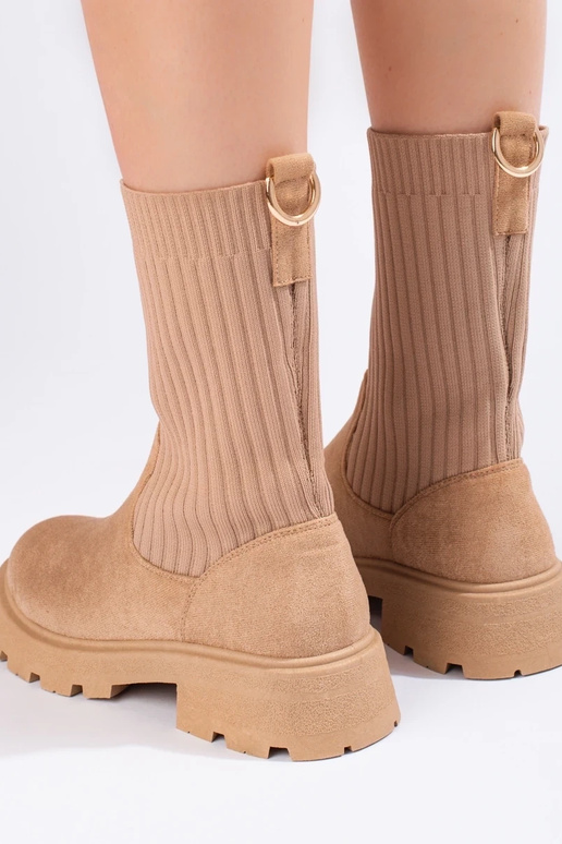 sapatos femininos de camurça com...