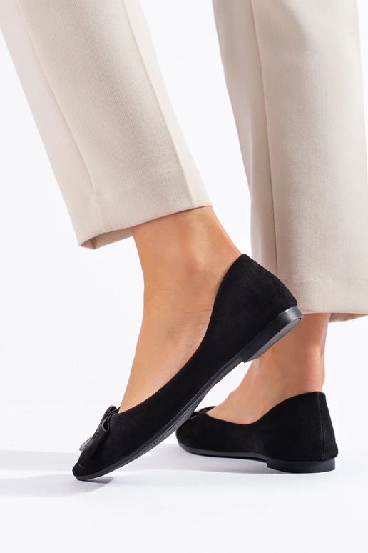 feito de camurça bailarina Shelovet... feito de camurça bailarina Shelovet...