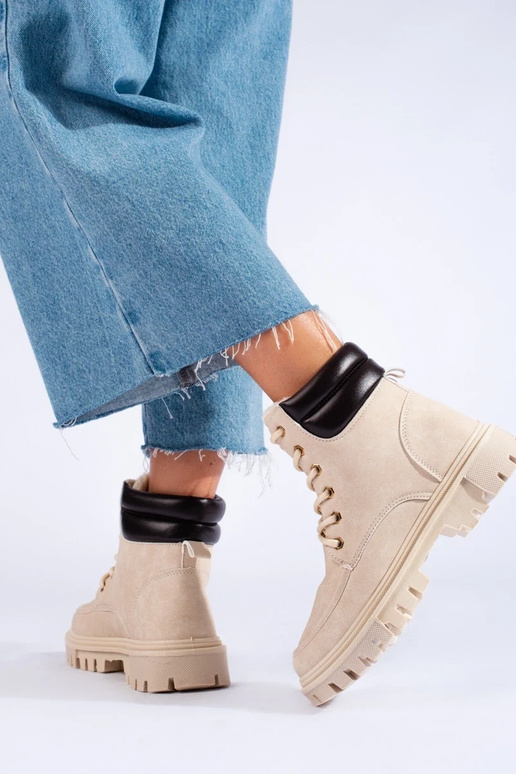 botas bege
