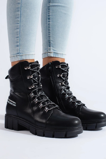 botas femininas pretas com... 2