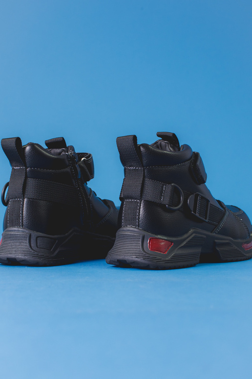 Botas pretas para menino Botas pretas para menino