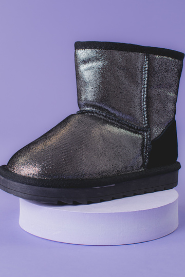 botas de neve prateadas... 2