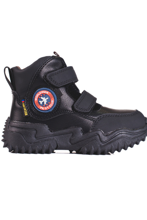 Sapatos altos para meninos com velcro...