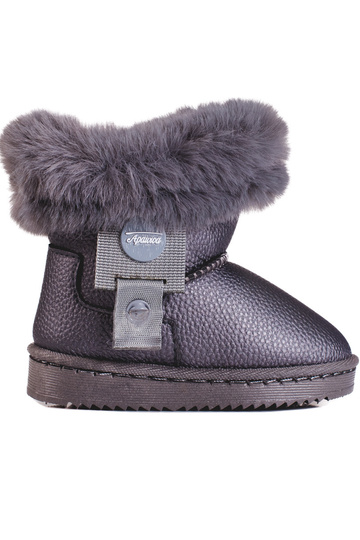 botas de neve cinza para...