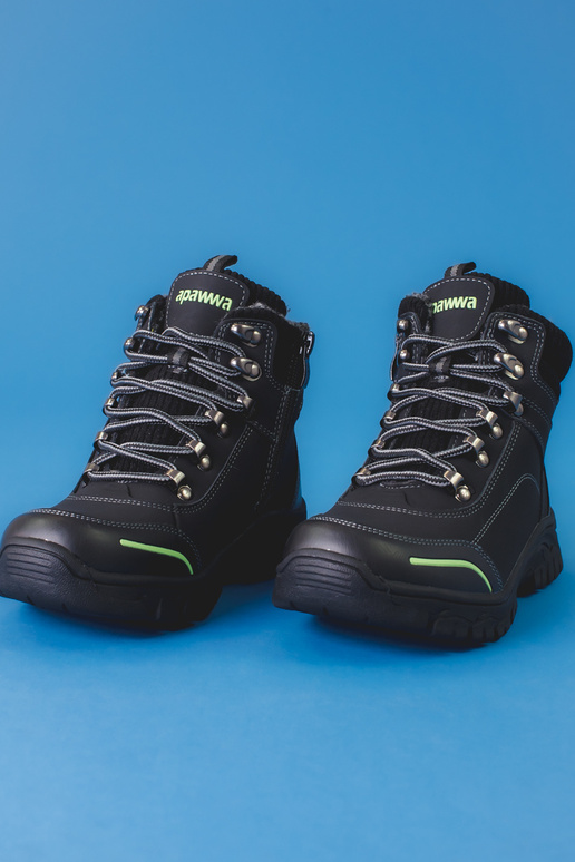 sapatos de trekking pretos para meninos