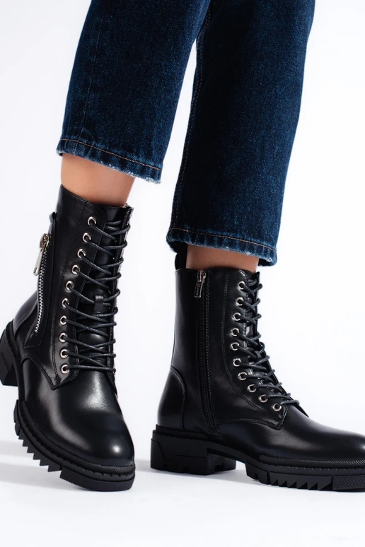 botas femininas pretas Potocki