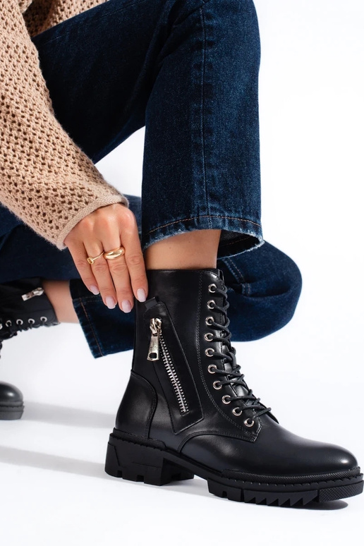 botas femininas pretas Potocki