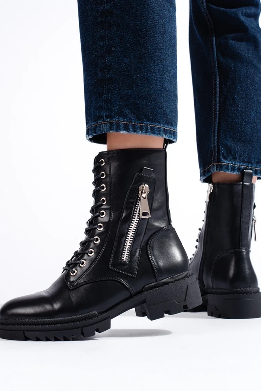 botas femininas pretas Potocki