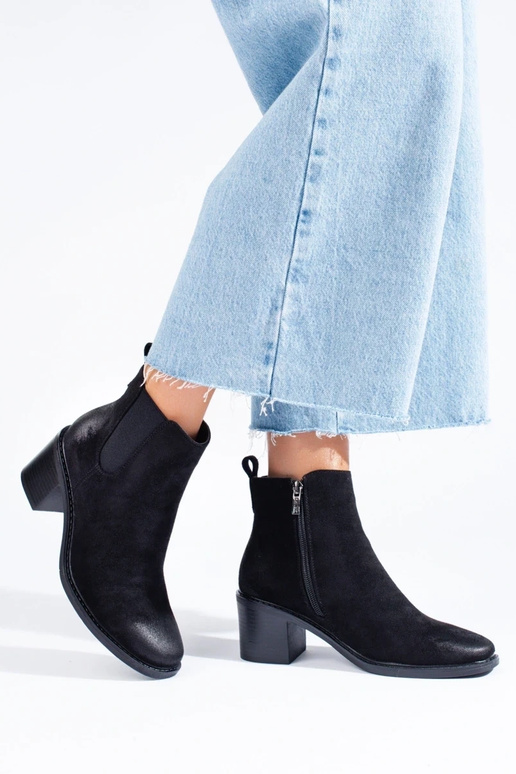 sapatos femininos pretos com salto