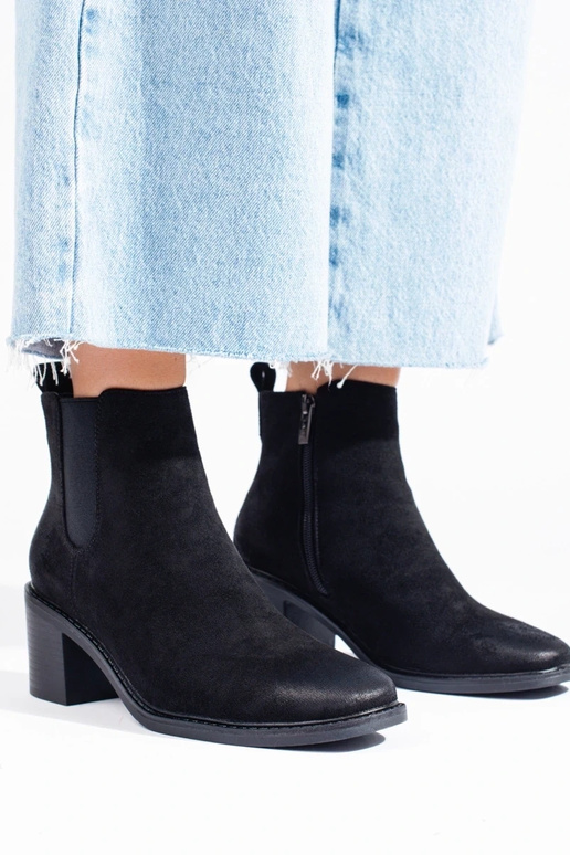 sapatos femininos pretos com salto