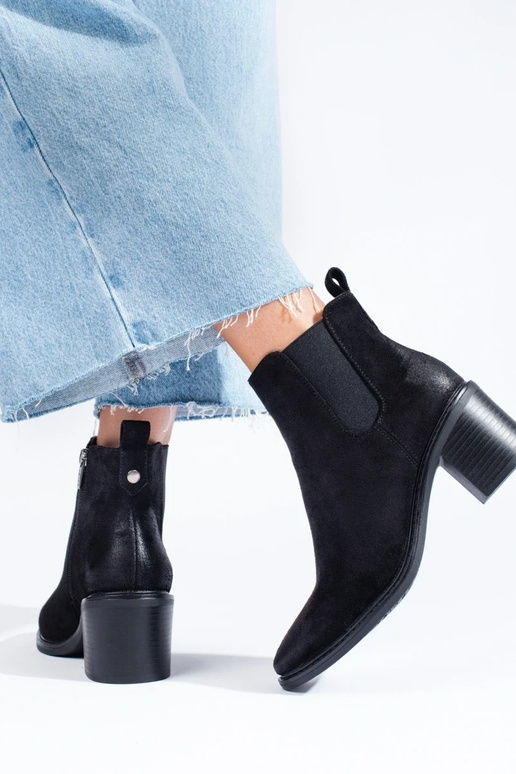 sapatos femininos pretos com salto