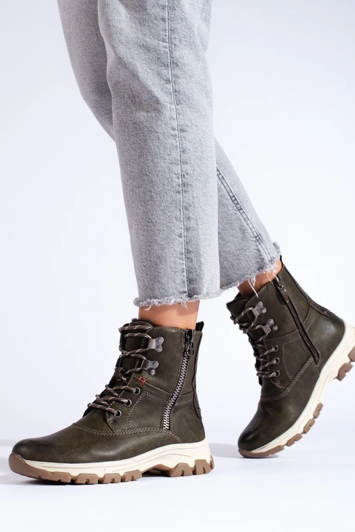 botins de amarrar com zíper... botins de amarrar com zíper...