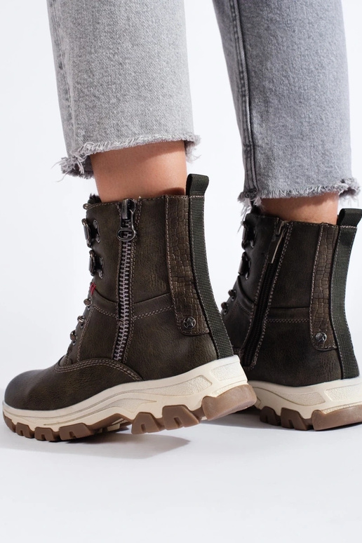 botins de amarrar com zíper... botins de amarrar com zíper...