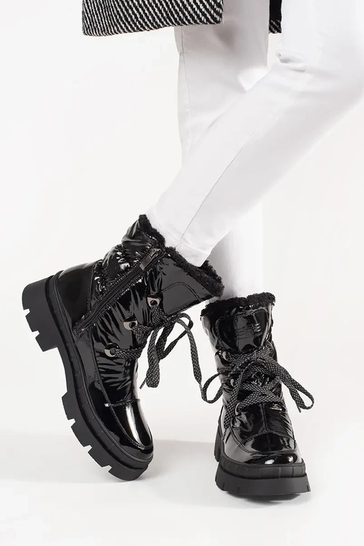 Botas de neve femininas quentes e... Botas de neve femininas quentes e...