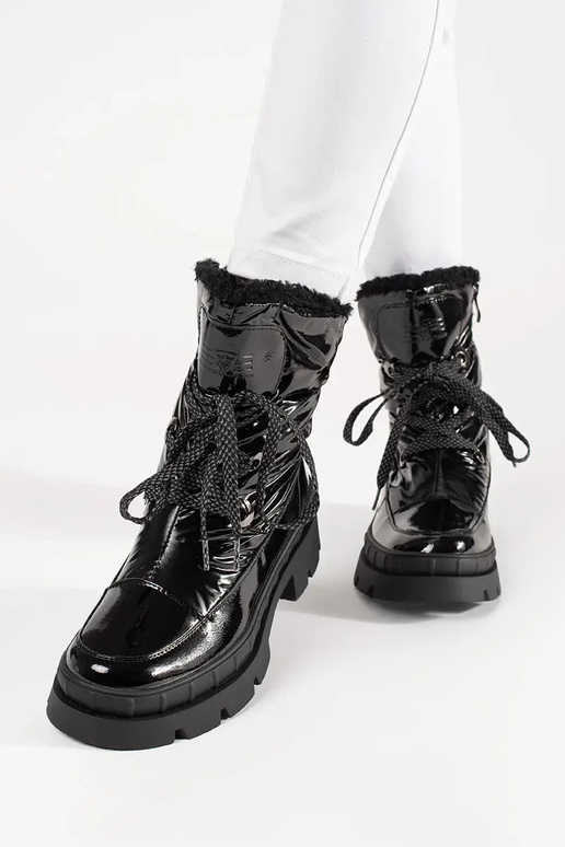 Botas de neve femininas quentes e... Botas de neve femininas quentes e...
